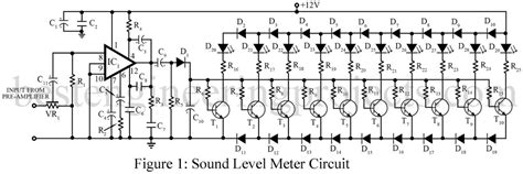 Sound Level Meter Circuit - Engineering Projects