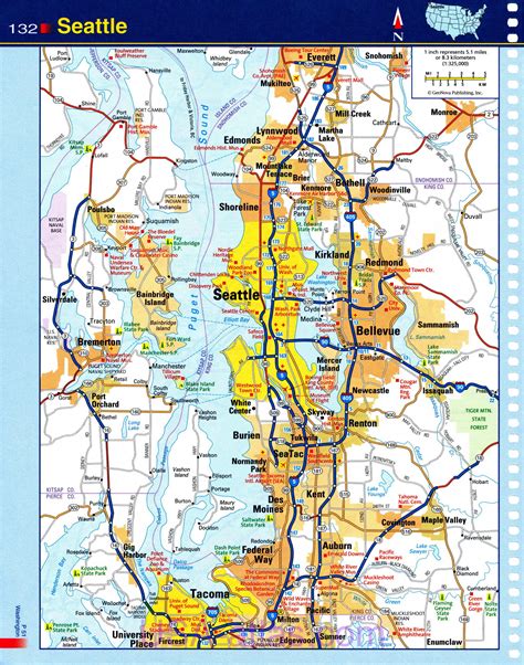Seattle Washington Area Map