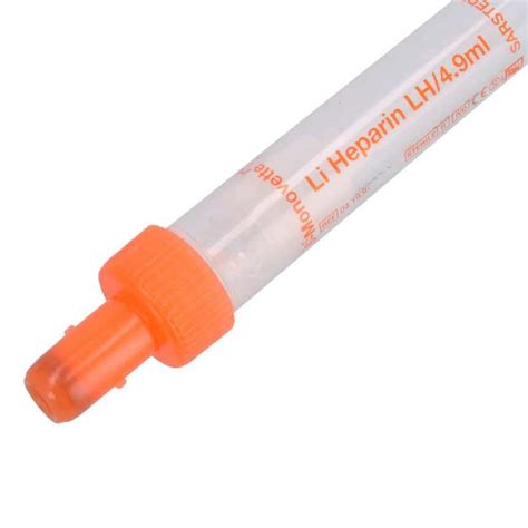 S Monovette Lithium Heparin Von Sarstedt Doccheck Shop