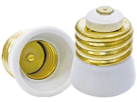 5 X Bocal Soquete Adaptador De E40 P E27 Porcelana Decorlux