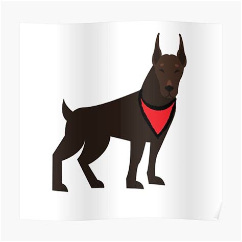 "Dobermann" Poster for Sale by LagOut | Redbubble