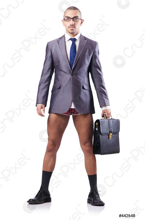 Nude Businessman Isolated On White Stock Photo 442648 Crushpixel