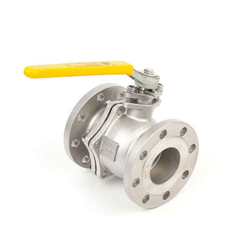 JIS Flange Flanged Ball Valve Stainless Steel Industrial Valve Gas