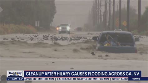 Hilary Creating Flooding Issues Across Ca Nv Youtube