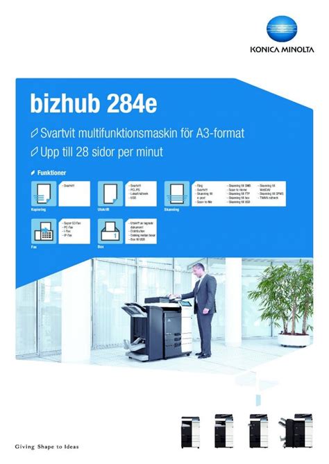 PDF Bizhub 284e ACPS 2017 10 17 DATABLAD Bizhub 284e