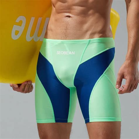 2023 New Summer Seobean Men S Multi Color Swimming Pants Beach Hot Spring Three Way Swimming