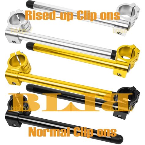 Cnc Mm Regular Clip Ons Handlebars Lift Handle Bar Fork Tube One Pair