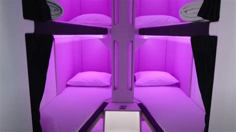 Video Bunk Beds On A Plane New Zealand Airline Reveals Price Of Sleep