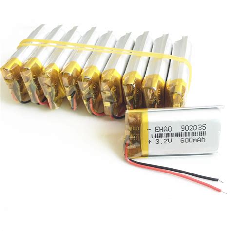 Wholesale Pcs V Mah Lipo Polymer Lithium Rechargeable