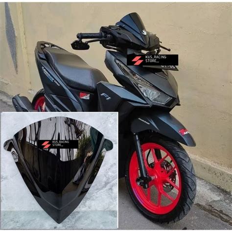 Jual VISOR VARIASI HONDA VARIO 125 150 LED OLD SUDAH FREE DOUBLE TAPE