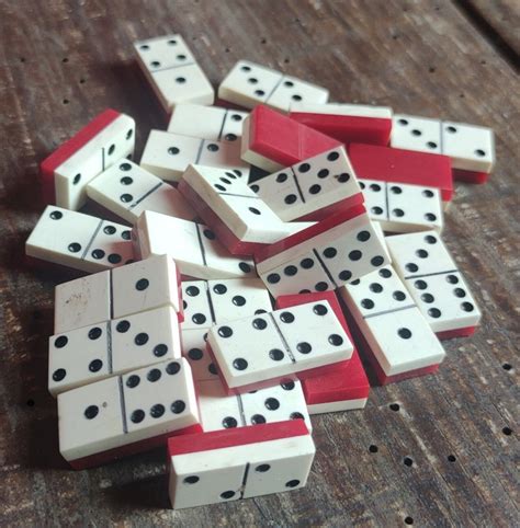 Ancien Jeu De Domino Miniature Jeu Ancien Jeu Collection Old Domino Game