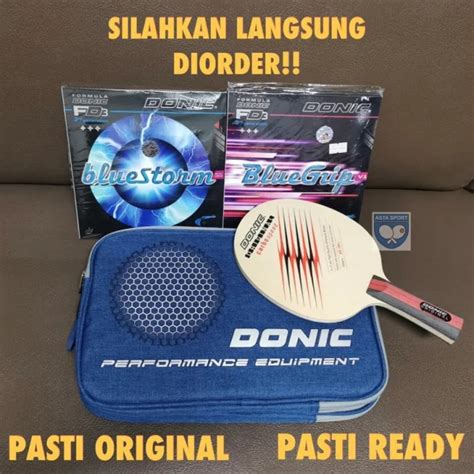 Bat Tenis Meja Donic Original Carbo Speed Karet Donic Dan Cover Set