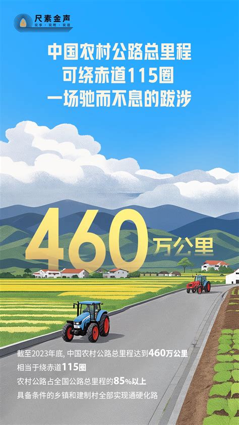 中国农村公路总里程可绕赤道115圈，一场驰而不息的跋涉——从十个新数据看中国经济高质量发展底座⑧农村新浪财经新浪网