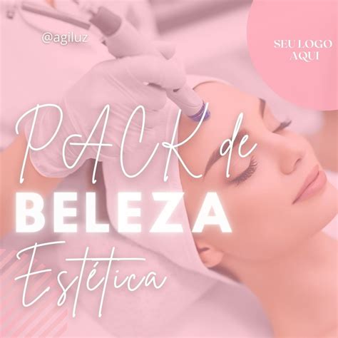 Pack De Beleza Estética Do Canva Elo7 Produtos Especiais