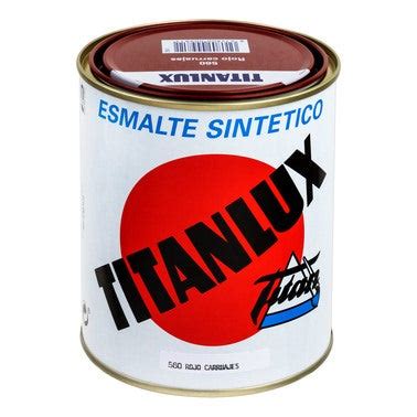 Esmalte Sint Tico Brillante Titanlux Ml Rojo Carruaje Obramat