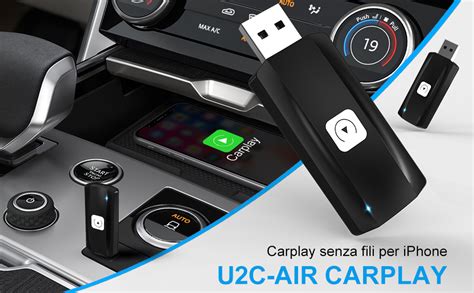 Msxttly Adattatore Carplay Wireless U C Air Apple Car Play Dongle F R