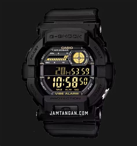 Casio G Shock Gd B Gd Bdr Men Digital Dial Black Resin Band