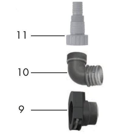 ENSEMBLE COUDE DE RACCORDEMENT POUR FTS 1100 D4 Et PTPS 1100 A1