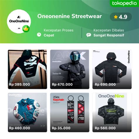 Toko Oneonenine Streetwear Online Produk Lengkap Harga Terbaik