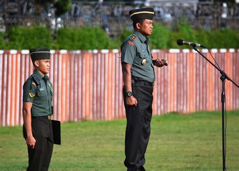 Danrem Gatam Pimpin Upacara Bulanan Bersama Forkopimda Bacakan