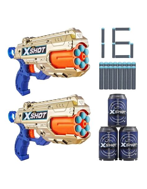 X Shot Excel Royale Edition Reflex Foam Dart Blaster Combo