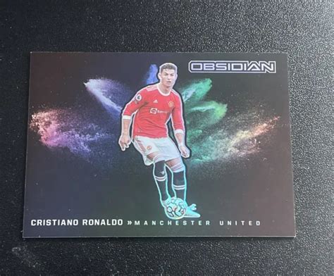 Cristiano Ronaldo Panini Obsidian Black Color Blast Ssp Cr