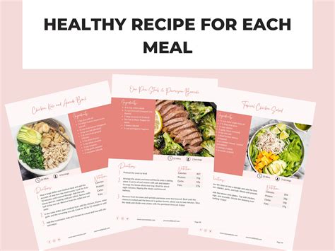 28-day Keto Meal Plan Template With Healthy Recipes, 1,500 Calories per ...