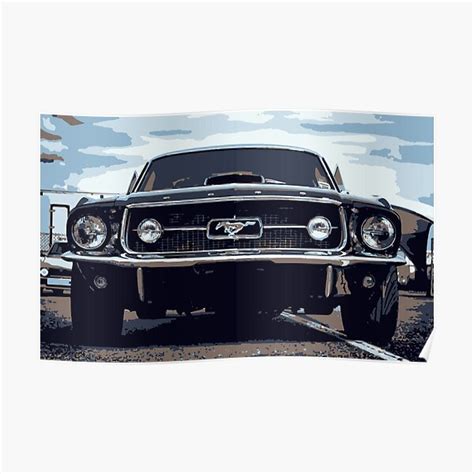 Ford Mustang Posters | Redbubble