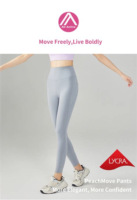 AirActive PeachMove Pants Women S High Waisted Naked Feel Yoga Leggings With Butt Lifting