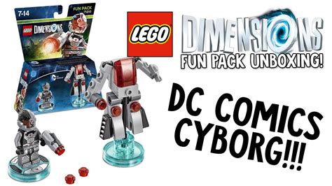 Lego Dimensions Dc Comics Cyborg Fun Pack Unboxing Lego Set No