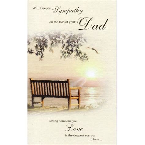 Loss Of Your Dad Sympathy Card Greeting World Everyday Cards Religious Cards Seasonal Cards