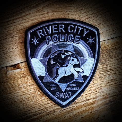 River City Police CA Patch - SWAT – GHOST PATCH