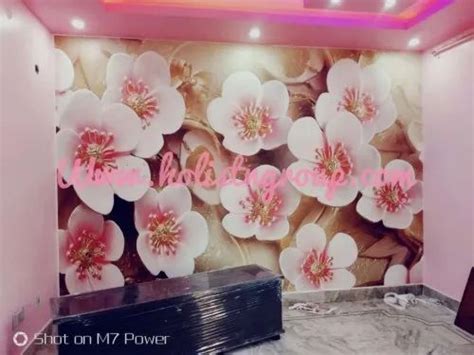 Floral Printed PVC Wallpaper At Rs 90 Sqft Polyvinyl Chloride