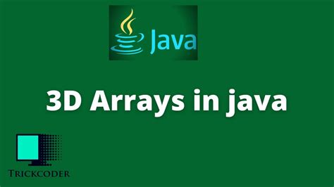 3d Arrays In Java 3 Dimensional Array In Java Introduction To Three