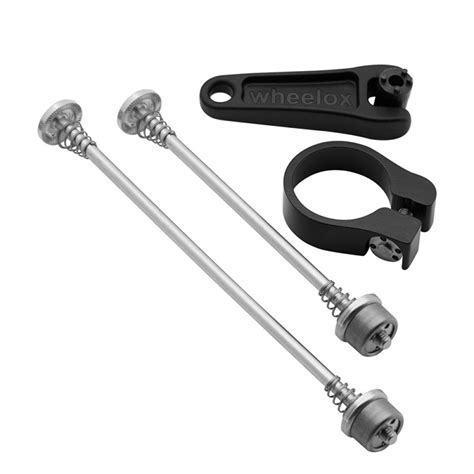 Kit Antivol Wheelox Axes De Roues Et Collier De Selle Cyclable