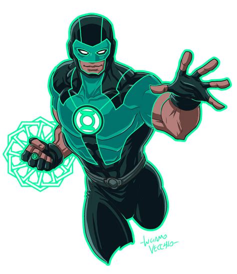 Green Lantern Simon Baz Rebirth By Lucianovecchio On Deviantart