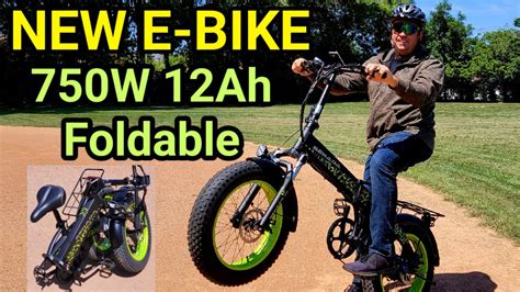 New E Bike Senada Drifter Fat Tire Folding Electric Bike Youtube