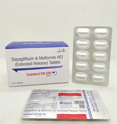 Dapatees M Dapagliflozin Mg Metformin Mg Er Tabs Pcd