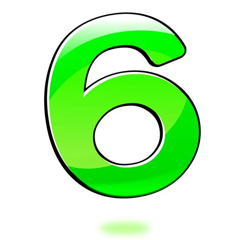 Green Number 6 Clipart Clipart Best Clipart Best