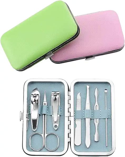 Professional Personal Care Travel Kit Custom Logo Pu Manicure Pedicure