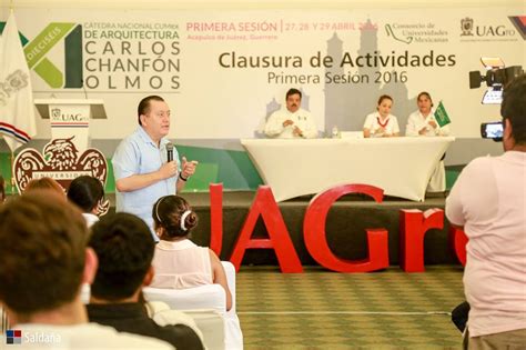 Tiempo De Guerrero El Rector De La Uagro Javier Saldaña Asistió A La Clausura De La Xi