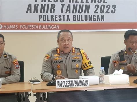 Polresta Bulungan Paparkan Kasus Menonjol Sepanjang Tahun Benuanta