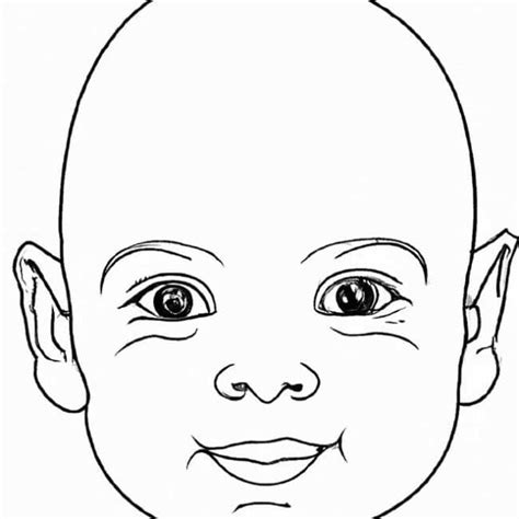 Desenho De Rosto Infantil