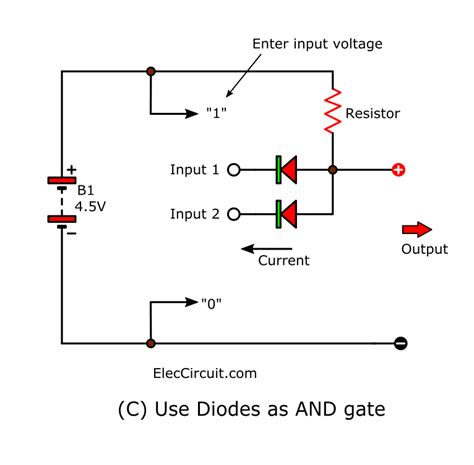 And Gate Circuit Diagram Using Diode