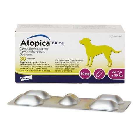 Atopica 50 mg для собак купить по низкой цене, атопика в капсулах ...