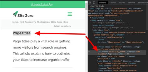 What is the Difference? Heading vs title tags | SiteGuru