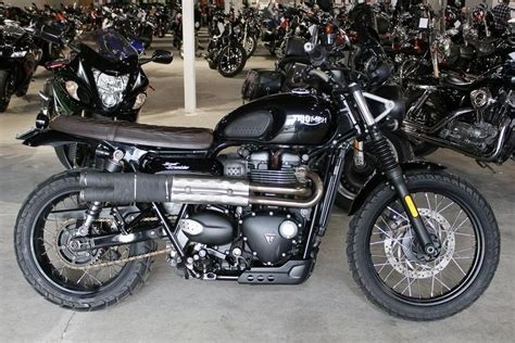 2018 Triumph Street Scrambler Jet Black For Sale In Rancho Cordova CA