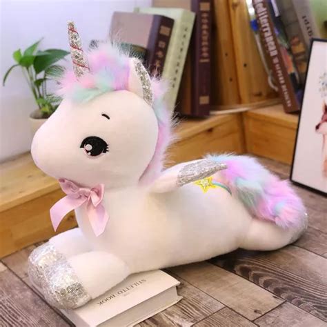 Peluche Unicornio Unic Rnio Brand New Blanco Optic Mercadolibre