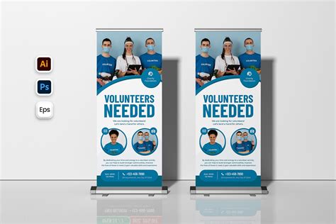 Charity Foundation Roll Up Banner