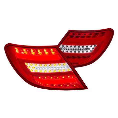 Lumen Chrome Red Fiber Optic Led Tail Lights